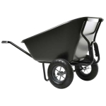 Haemmerlin Colossus 300l Polypro Twin-Wheeled Wheelbarrow