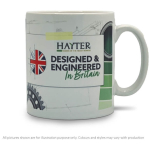 Hayter "Designed & Engineered In Britain" Mug