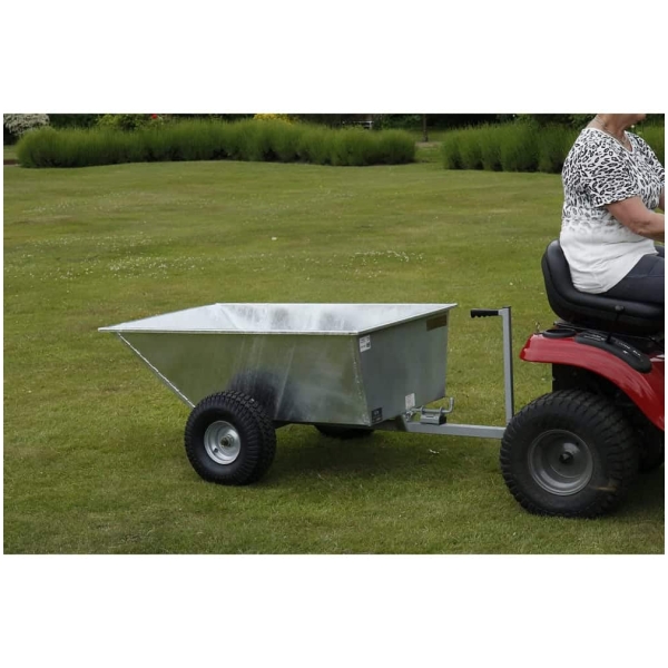 SCH Galvanised Tipping Trailer with Wide Profile Wheels