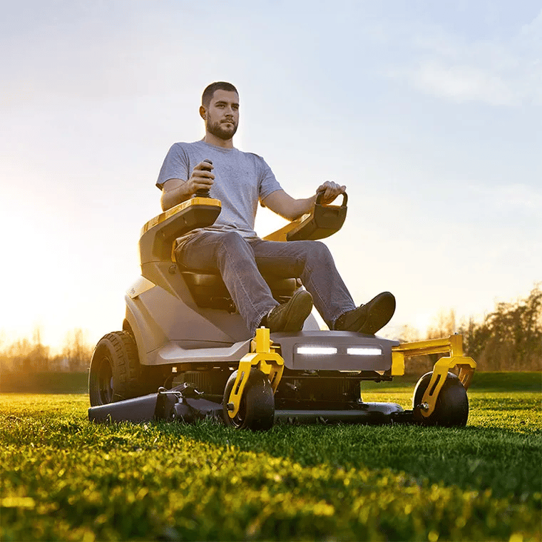 Zero Turn Mower Top Rated Cordless Lawn Mowers Joystick Zero Turn