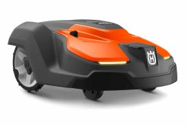 550EPOS_4 orange and black small robotic mower