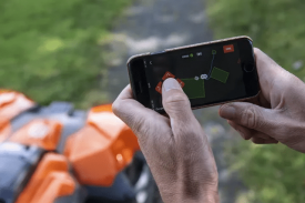 image smartphone app to control robotic mower