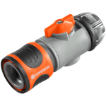 Gardena Hose Connector with Control Valve 1/2" & 5/8" Hose Connector