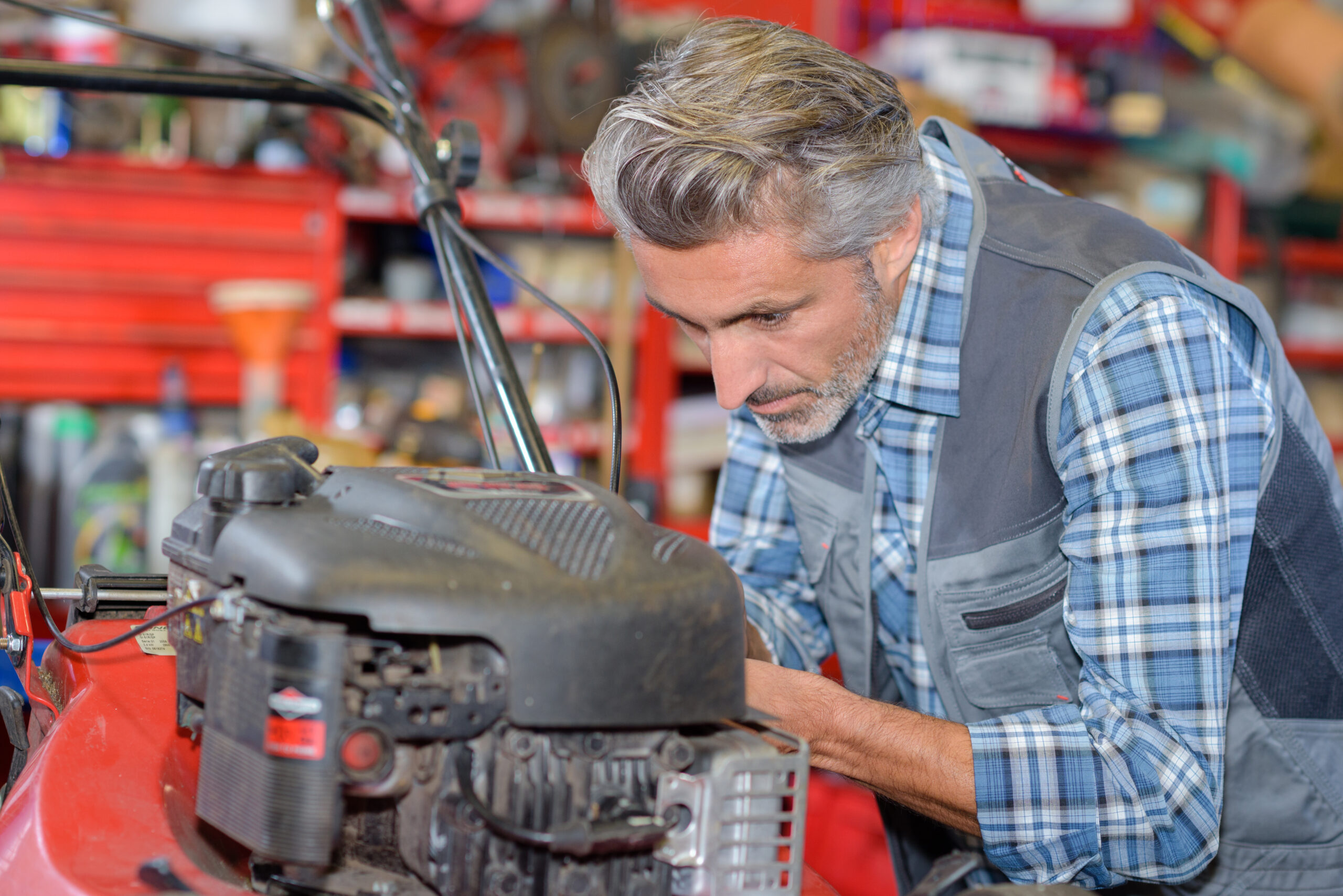 lawn mower technician