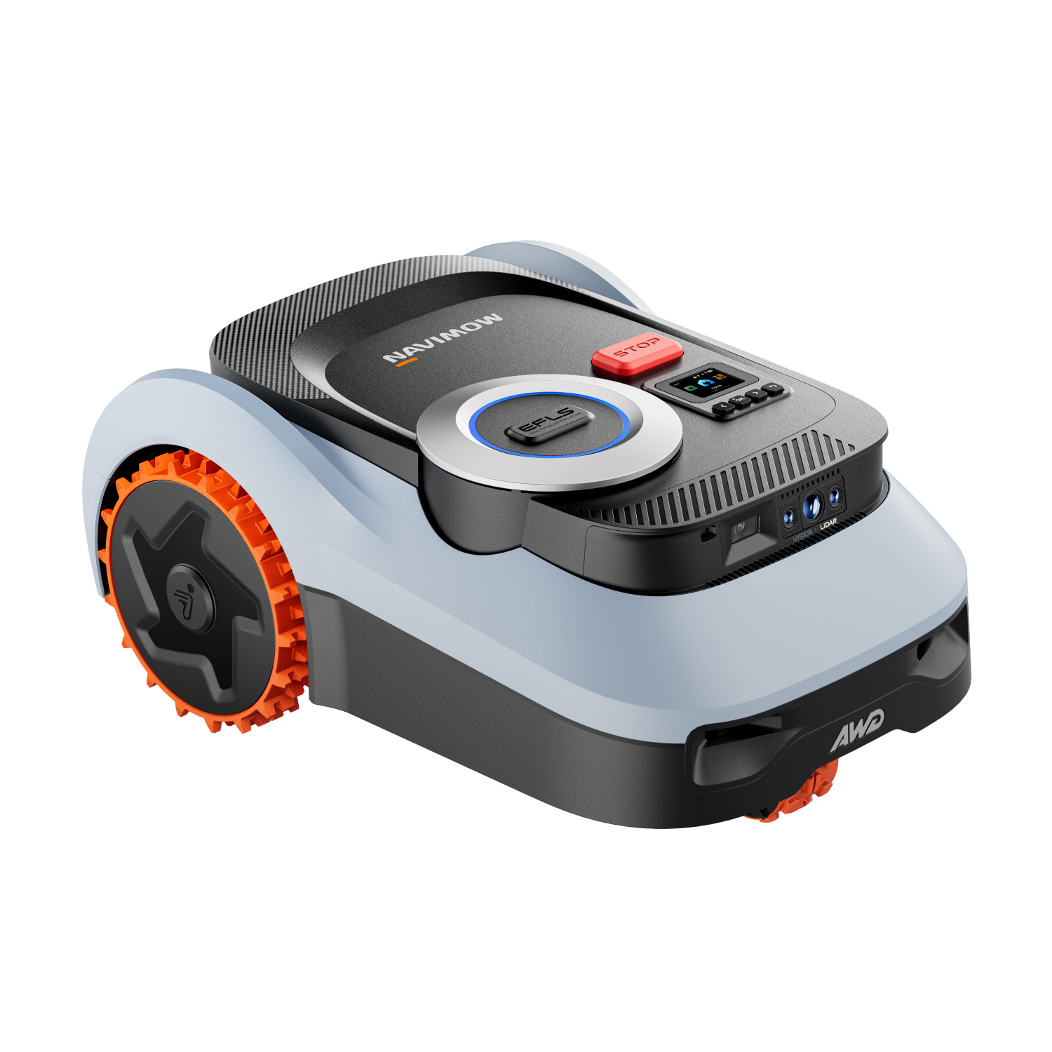 Nav_Bar_i2LiDAR-Pro-PDP-EU-Avatar-1.png Segway Navimow i2 LiDAR robot lawn mower front view AWD Vision LiDAR and controls