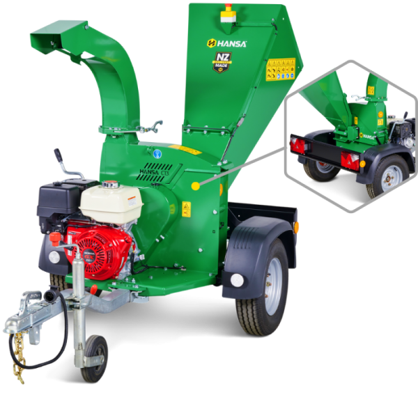 [GPT-6 Luna] Hansa C13RT 13 HP Road Towable Petrol Wood Chipper – view 2